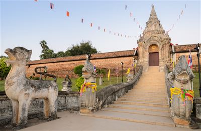 Antike Tempel Wat Phra That Lampang Luang